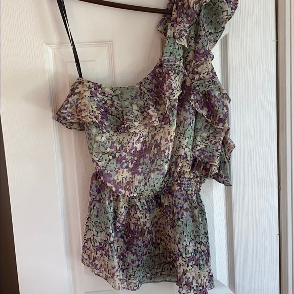 Bebe One Shoulder Blouse